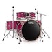 Natal Arcadia UFX Plus Drum Kit With Hardware, Pink Sparkle LTD ED