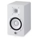 Yamaha HS5W Studio Monitors White, Includes Stands (Pair) - Angled 2