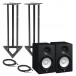 Yamaha HS8 Active Studio Monitors (Pair) with Stands and Cables