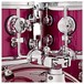 Natal Arcadia UFX Plus Drum Kit With Hardware, Pink Sparkle LTD ED