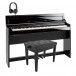 Roland DP603 Digitale Piano pakket, Gepolijst Ebbenhout