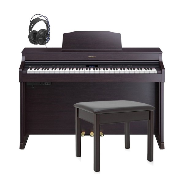 Roland HP603 Digital Piano Package, Contemporary Rosewood