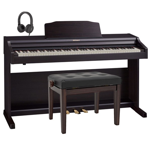 Roland RP501R Digital Piano Package, Contemporary Rosewood