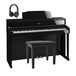 Roland HP605 Digital Piano Package, Polished Ebony