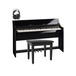 Roland DP-90SE Digital Piano Package, Polished Ebony