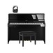 Roland LX7 Digital Piano Package, Polished Ebony