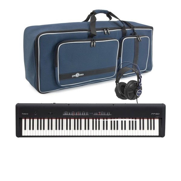Roland FP-50 SuperNATURAL Piano with Deluxe Bag and Headphones
