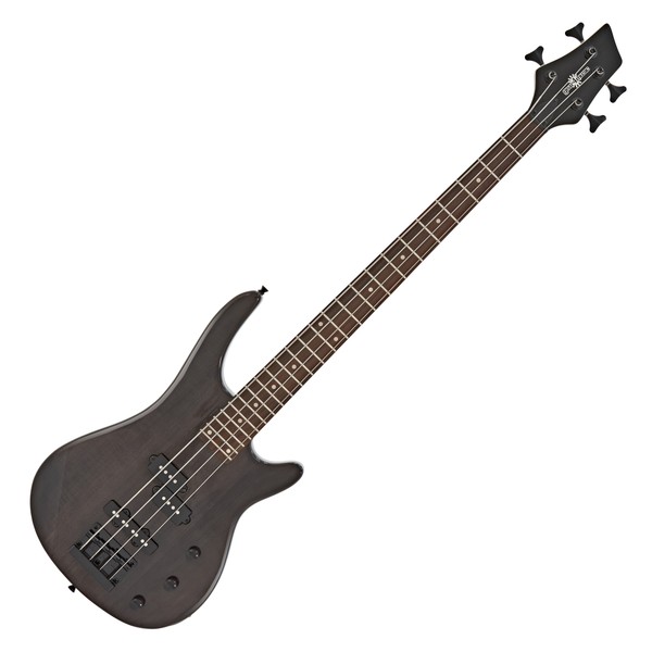 Lexington Bass Guitar by Gear4music, Tansparent Black