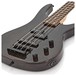 Lexington Bass Guitar by Gear4music, Tansparent Black