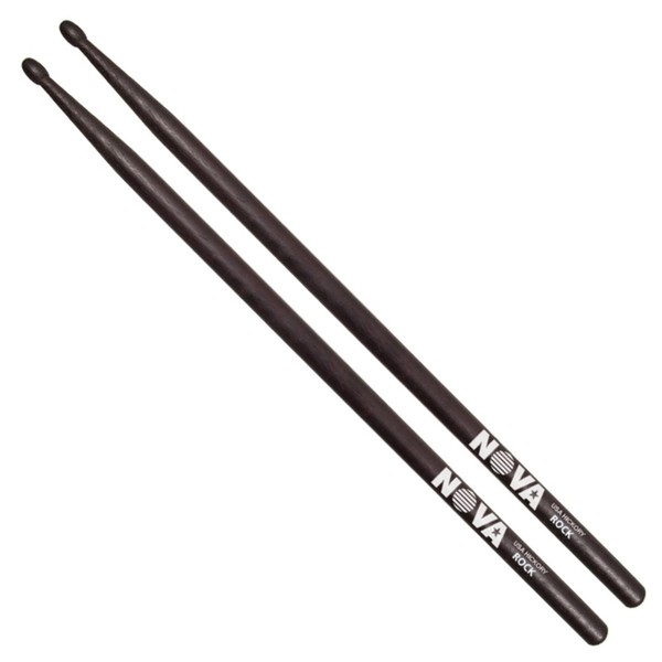 Vic Firth NOVA ROCKN Nylon Tip Drumstick, Black Finish