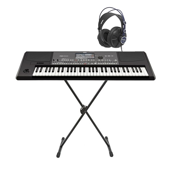 Korg PA600 Arranger Keyboard with Headphones & Free Stand