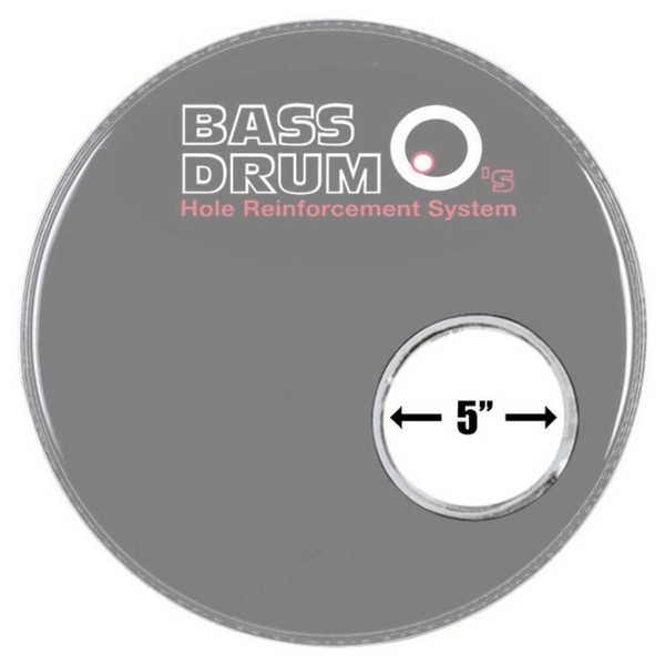 Bass Drum O Sound Hole Ring Brass 5"
