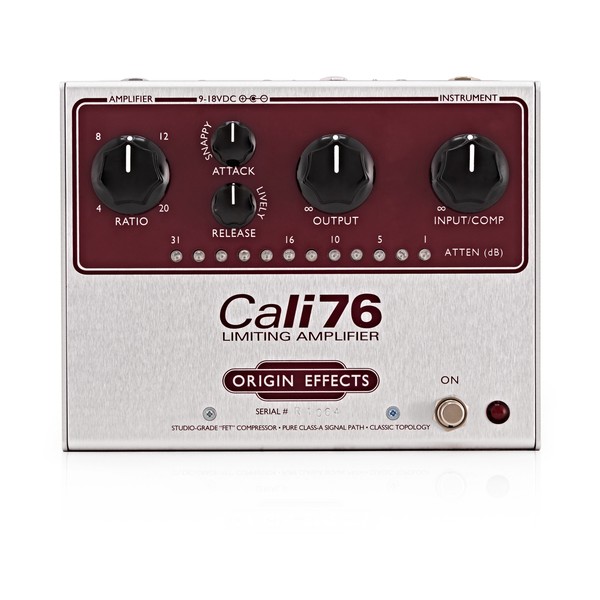 Origin Effects Cali76 Compressor Transformer, Burgundy