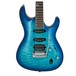 Ibanez SA960QM Premium Electric Guitar, Danube Blue Burst Body