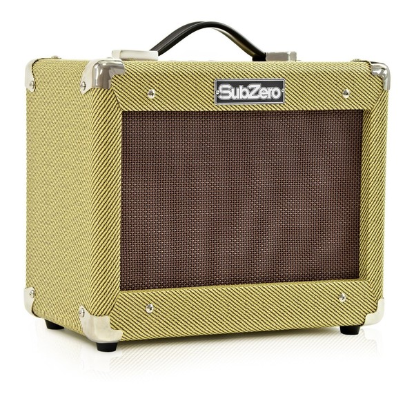San Diego Semi Acoustic Guitar and SubZero V15G Amp Pack, Sunburst