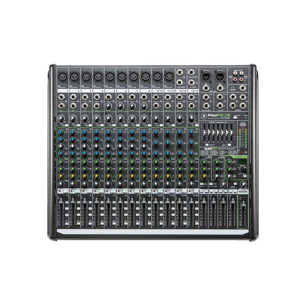C083C076○ MACKIE ProFX16v2 アナログミキサー マッキー エフェクト搭載