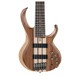 Ibanez BTB746 6 String Bass Guitar, Natural Low Gloss Body