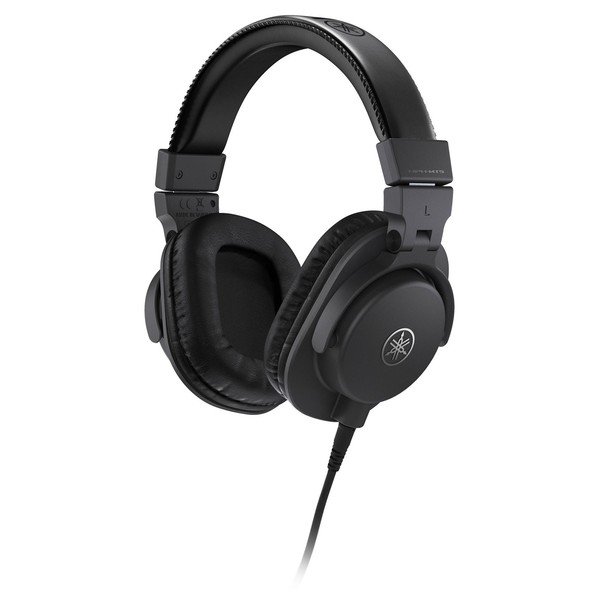 Yamaha HPH-MT5 Studio Monitor Headphones, Black - Angled