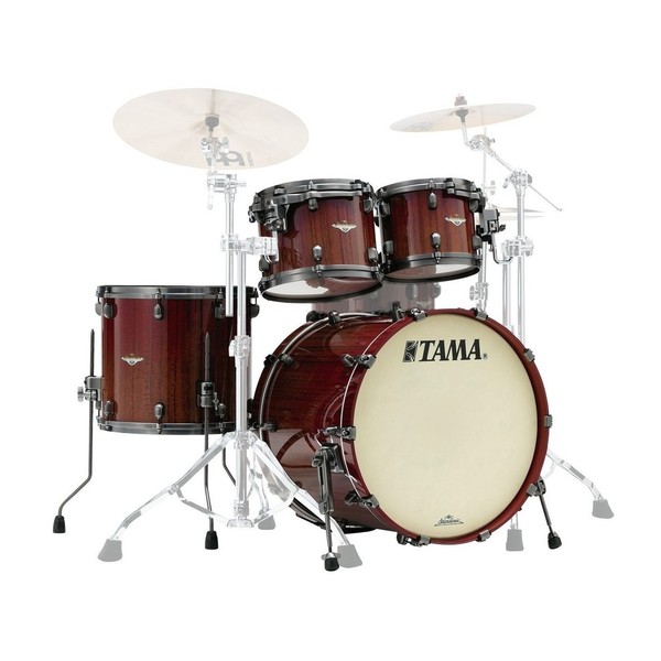 Tama Starclassic Bubinga 22 Tama Starclassic Bubinga 22 Tama Starclassic Bubinga 22 Tama Starclassic Bubinga 22" 4pc Shell Pack,