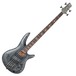 Ibanez SRFF800 Multi Scale Bass Guitar, Black Stained Front View