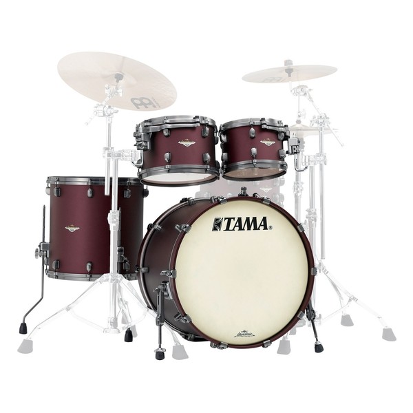 Tama Starclassic Maple 22" 4pc Shell Pack, Flat Burgundy Metallic