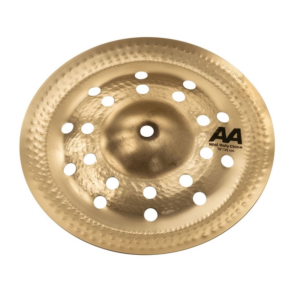 Sabian AA 10” Mini Holy China Brilliant Top View