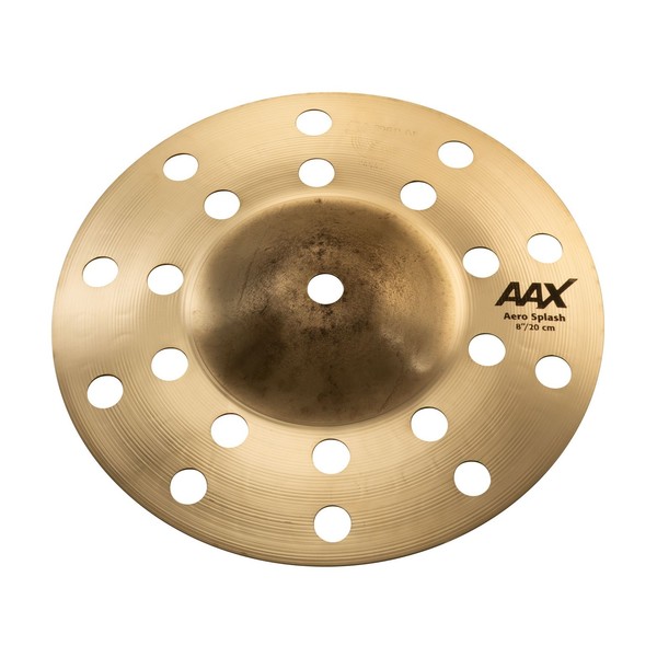 Sabian AAX 8” Aero Splash Cymbal Brilliant Top View