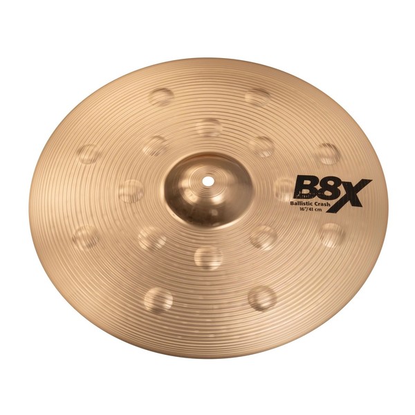 Sabian B8X 16” Ballistic Crash Top View