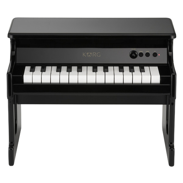 Korg TinyPiano 25 Mini Key Digital Toy Piano, Gloss Black