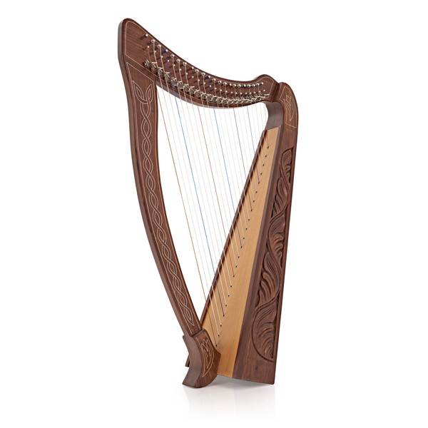 22 String Harp with Levers By Gear4music