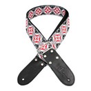 DSL JAC20 Jacquard Series Guitar Strap 2", Nordic Red