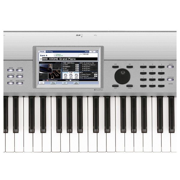 Korg Krome Platinum close up centre