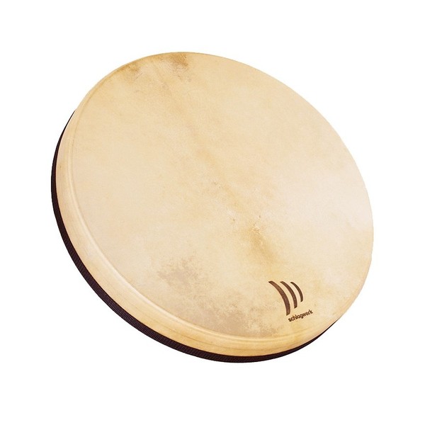Authentic Sounding Frame Drum Includes Cross Frame  Natural Goatskin Surface Integrated Tuning Screws Produces
