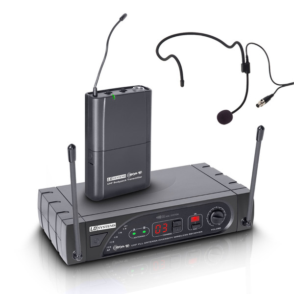 LD Systems Wireless System with Belt Pack and Headset 