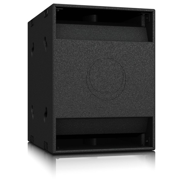 Turbosound NuQ118B 18" Band Pass Subwoofer, Black - Angled