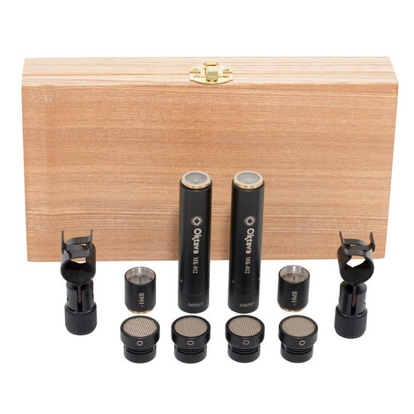 Oktava MK-12 MSP 4 Condenser Microphones, Black Matched Pair