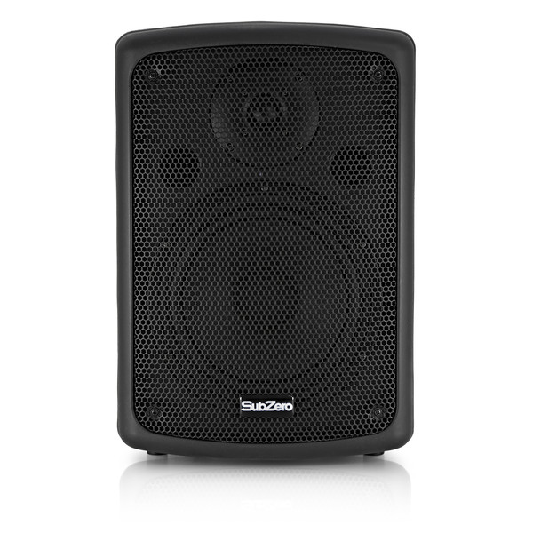 SubZero 200W 8" Active PA Speaker with Yoke Bracket by Gear4music