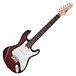 3/4 LA Electric Guitar by Gear4music, Red