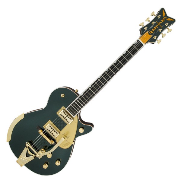 Gretsch G6134T-CDG-LTD16 Limited Edition Penguin, Cadillac Green Angle