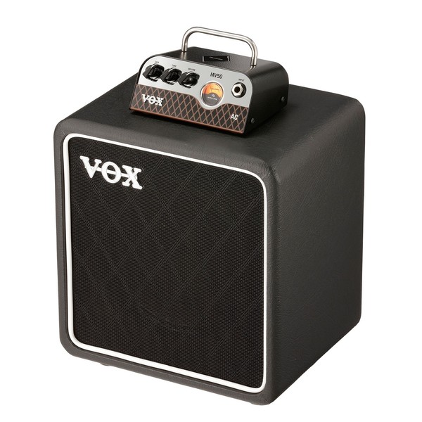 Vox MV50 AC Compact Guitar Amp Head & Cab Bundle Combined