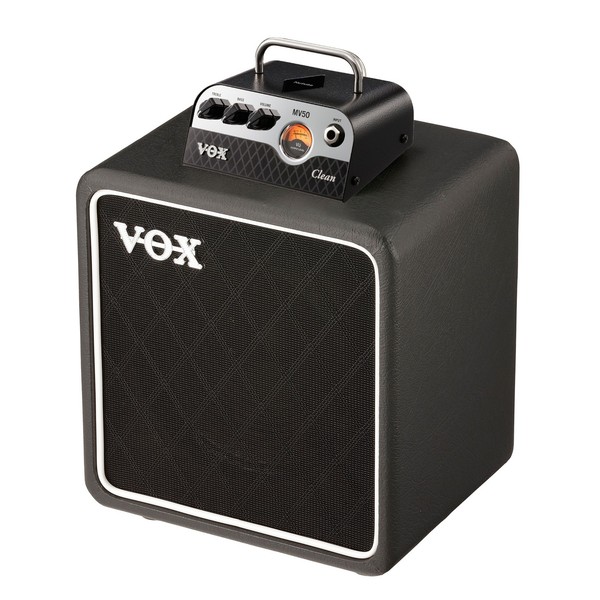 Vox MV50 CL Compact Guitar Amp Head & Cab Bundle Combined