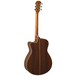 Yamaha AC5R Rosewood Electro Acoustic Guitar, Vintage Natural back