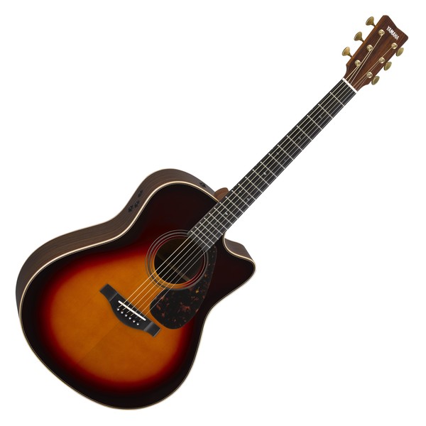 Yamaha GLLX26CAREIITBS Electro Acoustic Guitar, Tobacco Sunburst