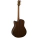 Yamaha GLLX26CAREIITBS Electro Acoustic Guitar, Tobacco Sunburst back