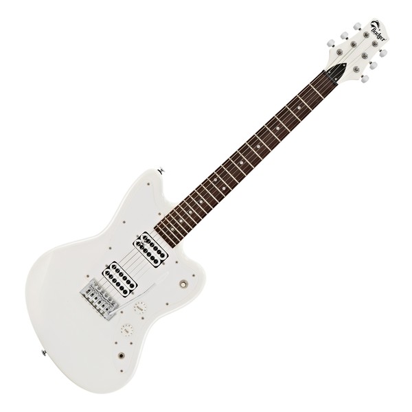 Badger Electric Guitar, All White