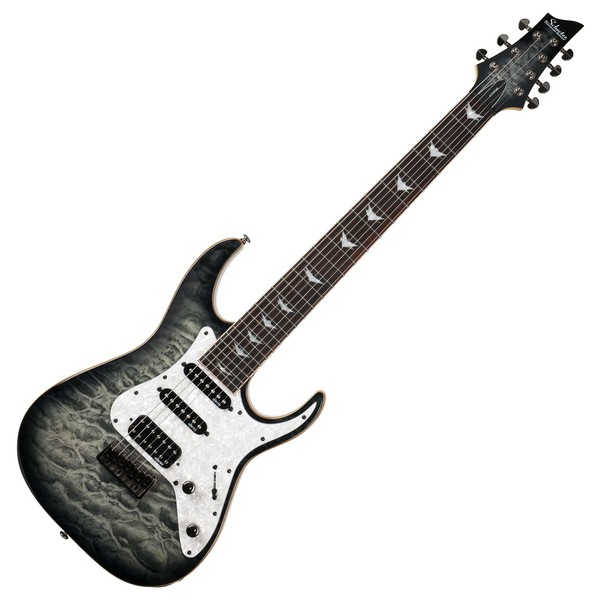 Schecter Banshee-7 Extreme Electric Guitar, Charcoal Burst