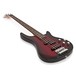 Chicago Bass Guitar by Gear4music, Trans Red Burst