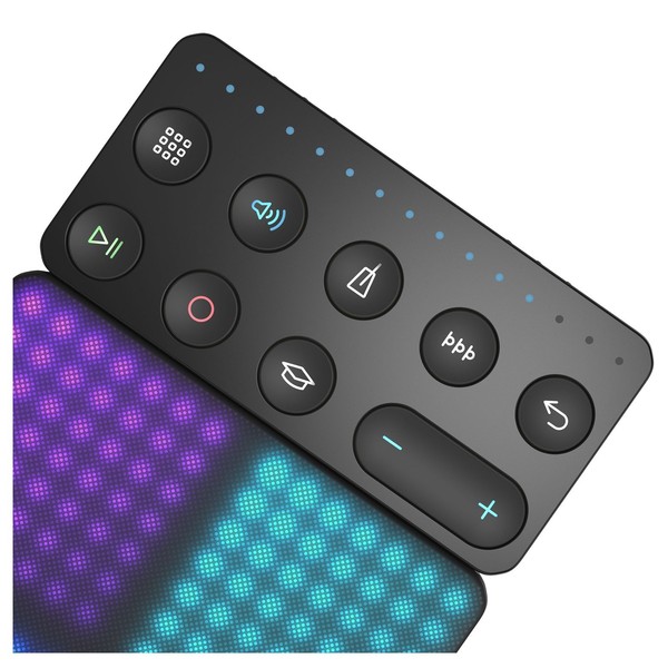 ROLI Lightpad Block + Loop Block ① ROLI Loop Block Performance DAW Control Module | Sweetwater