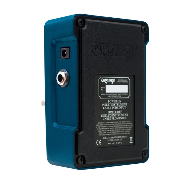 Orange Kongpressor Class A Compressor pedal Rear Angle