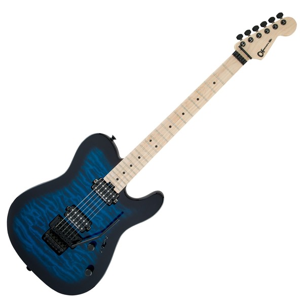 Charvel Pro-Mod San Dimas Style 2 HH FR Guitar, Trans Blue Burst